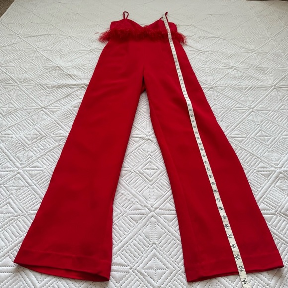 SAYLOR Krysta Jumpsuit in Tango Red Size XS - Picture 8 of 10